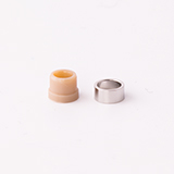 Ferrule, PEEK with Stainless Steel Ring, 1/8" OD Tubing (max. 172 bar), pk.10